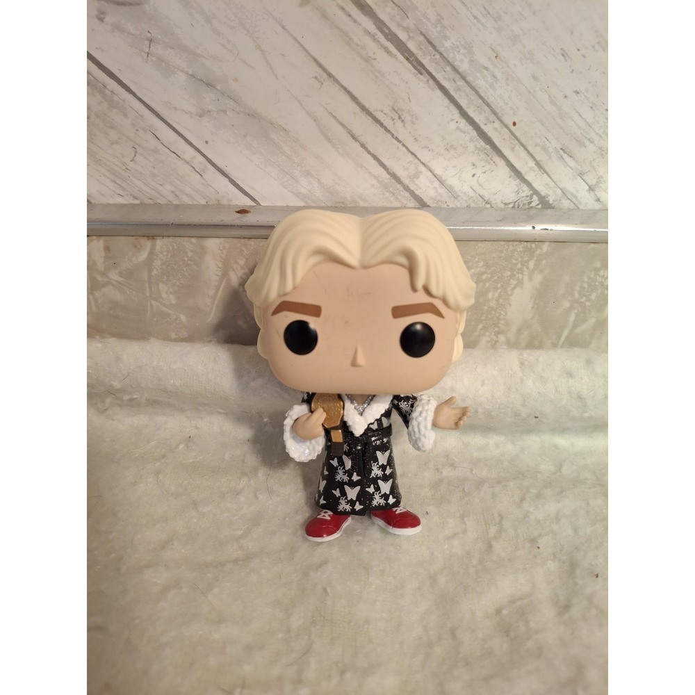 Ric Flair Diamond Glitter GameStop Excl WWE Vaulted Funko Pop 82 Loose No Box